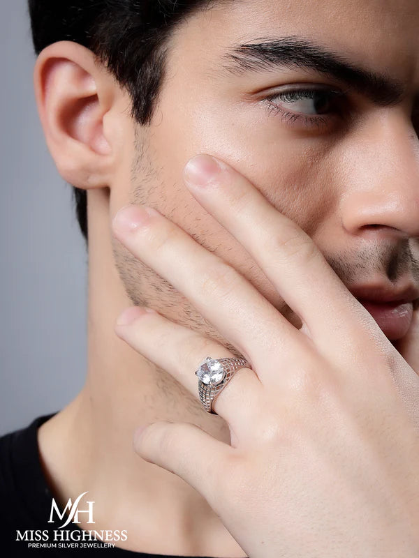Pure 925 Silver Glamira Jonasia Mens Special Ring