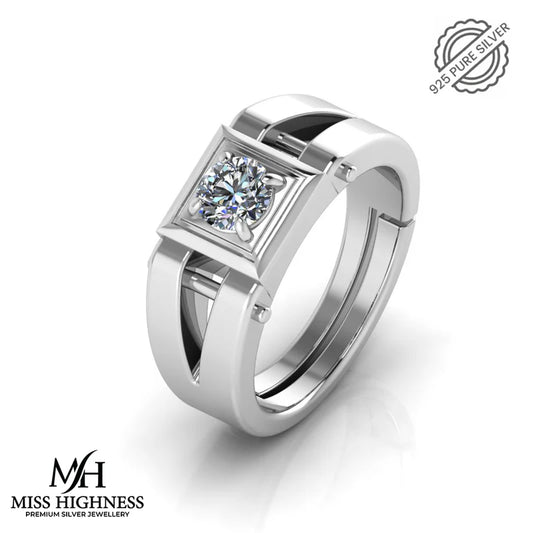 925 Pure Sterling Silver Stardom Mens Special Ring